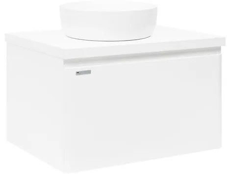 Naturel Ancona Mosdó alatti szekrény 80x46 cm fényes fehér ANCONA280BLD
