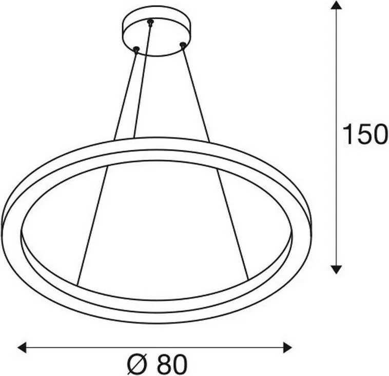 SLV 1002911 ONE Modern Led Függesztett Lámpa LED IP20