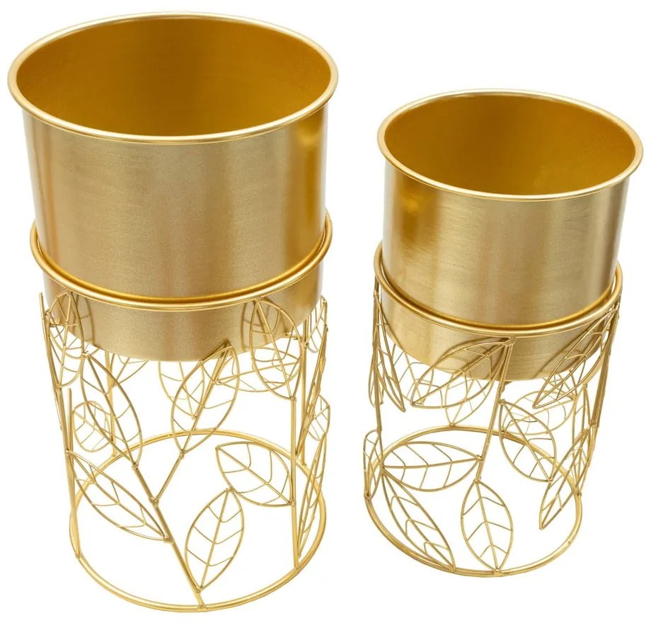 Fém kaspó szett 2 db-os ø 23 cm Livi – Mauro Ferretti