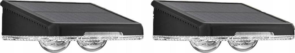 Napelemes Kerti Lépcső Lámpák Terasz Lépcső Szürkület érzékelő 2x