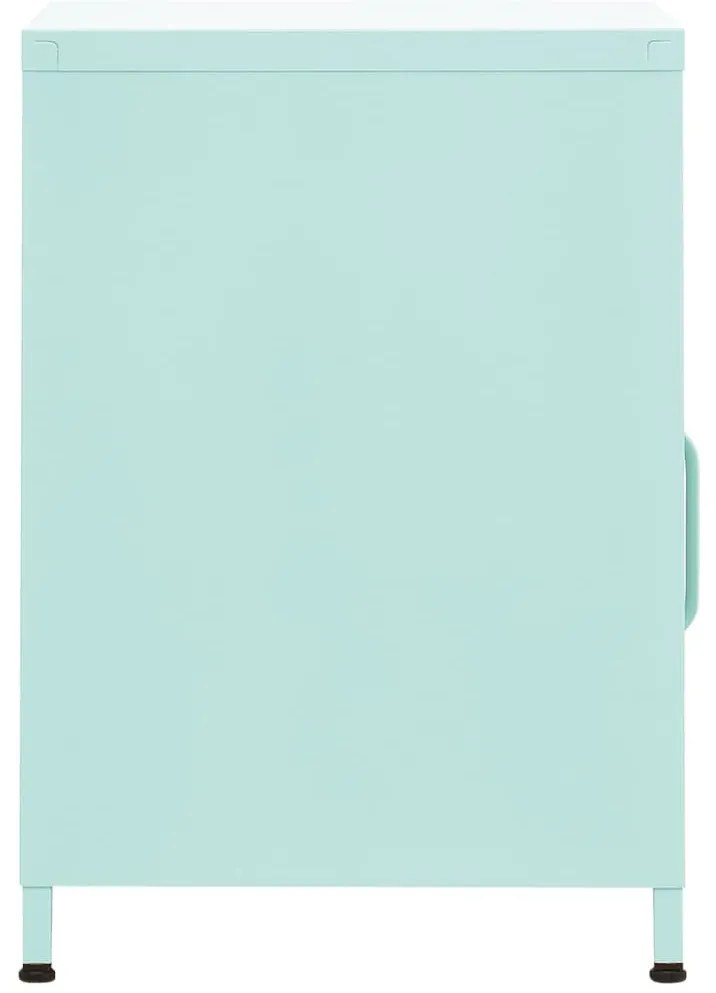 2 db menta acél éjjeliszekrény 35 x 35 x 51 cm