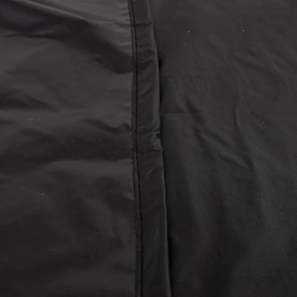 fekete 420D oxford szövet kerek kerti bútorhuzat Ø 182x71 cm