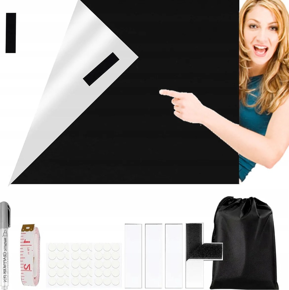 Sötétítő roló UV-szűrős ablakra 200 x 148 cm-es vágáshoz