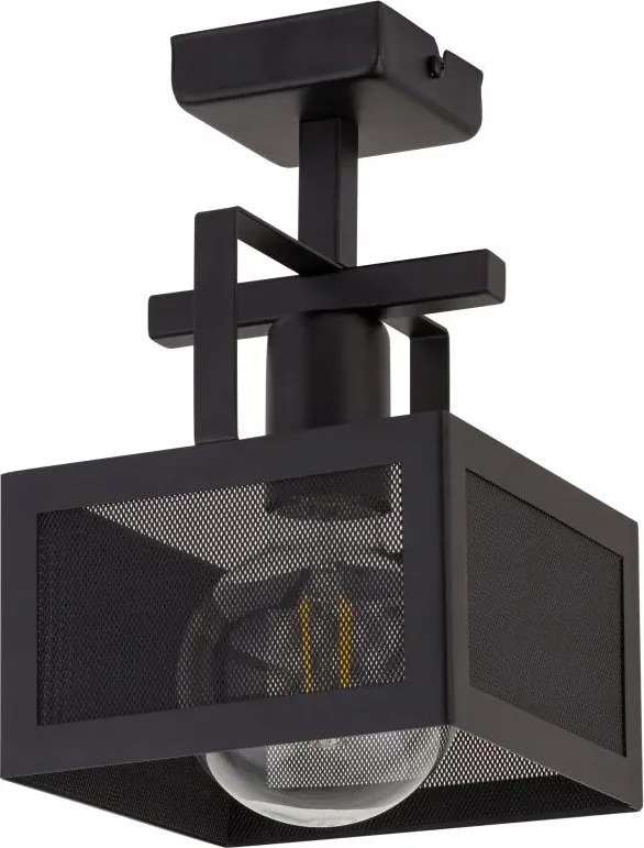 Ipari spot mennyezeti lámpa fekete Sigma spot étkező nappaliba