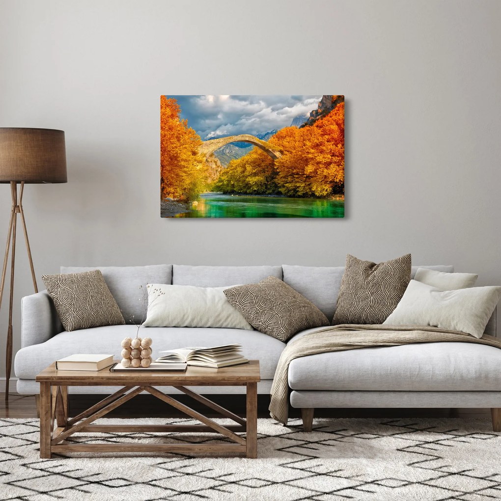Kép - Konitsa híd (90x60 cm)