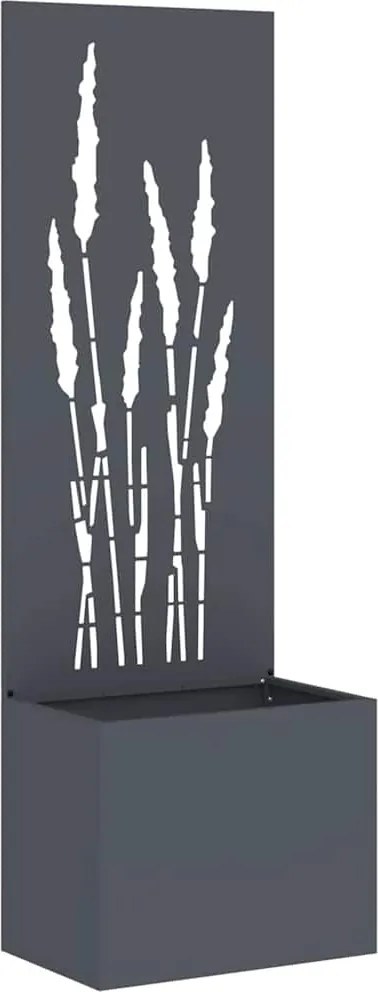 vidaXL Kertvédő vászon Antracit 50 x 140 cm Hidegen hengerelt acél