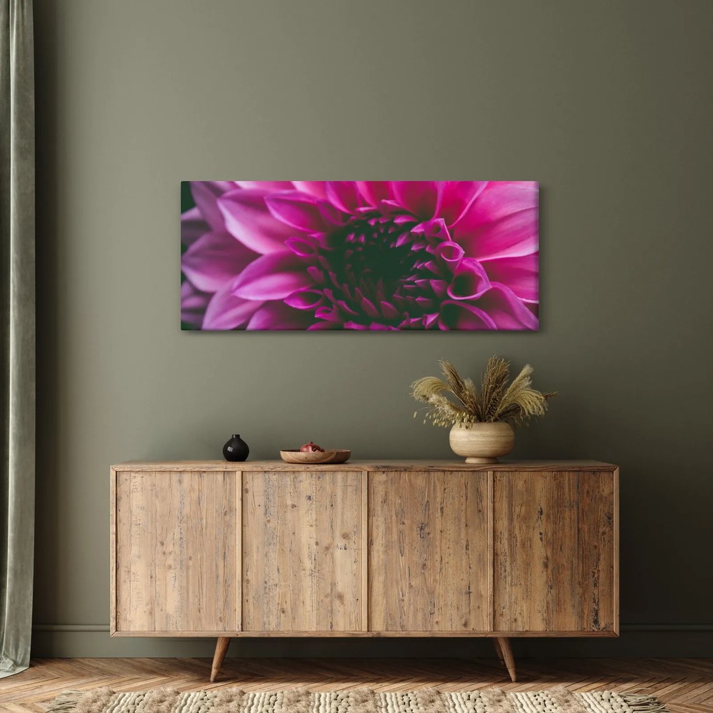 Rózsaszín virág képe (120x50 cm)