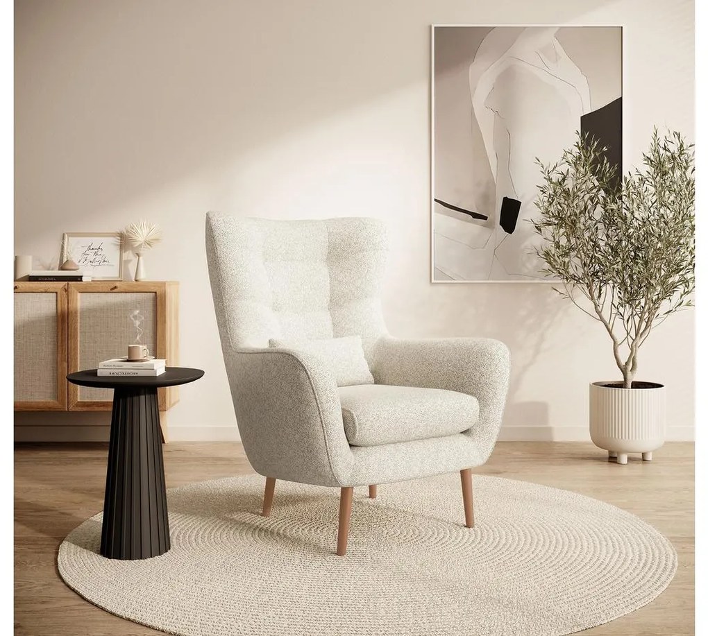 Fotel Veneza 2 (krém + bükk). 1099274