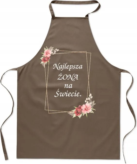 Konyhai kötény Nőnap Ajándék A világ legjobb felesége