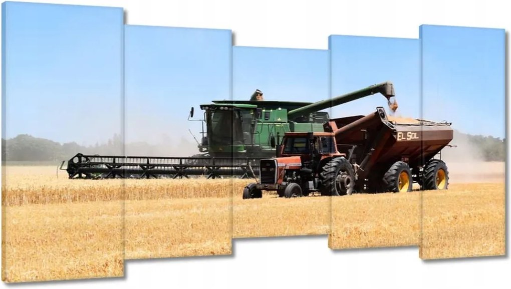 Képek 150x80 Kombájn az aratás során