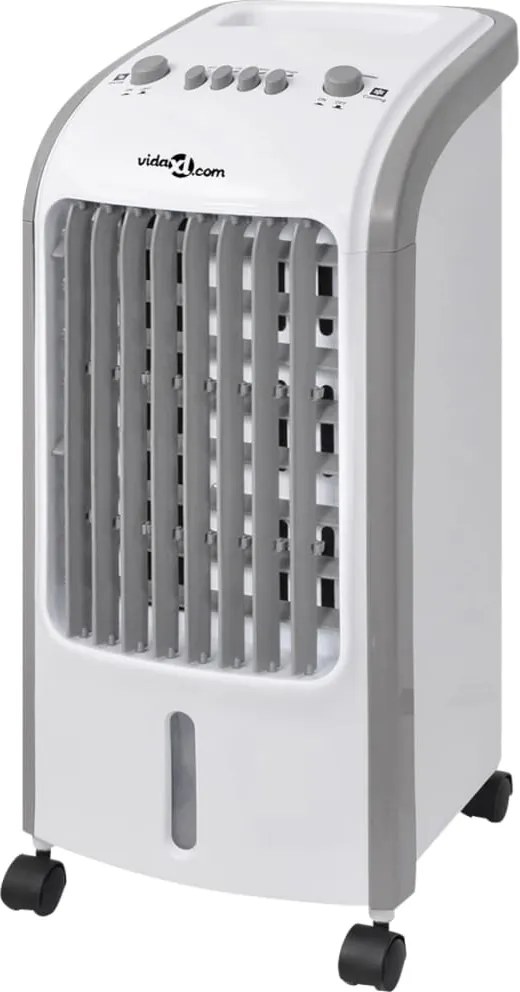 vidaXL hordozható léghűtő 80 W 4 L 25 x 26 x 56 cm