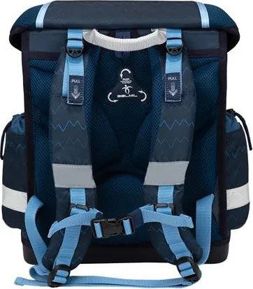 Iskolatáska, fémcsat, BELMIL Classy Northern Alpha, farkas (BL410313AG78F)