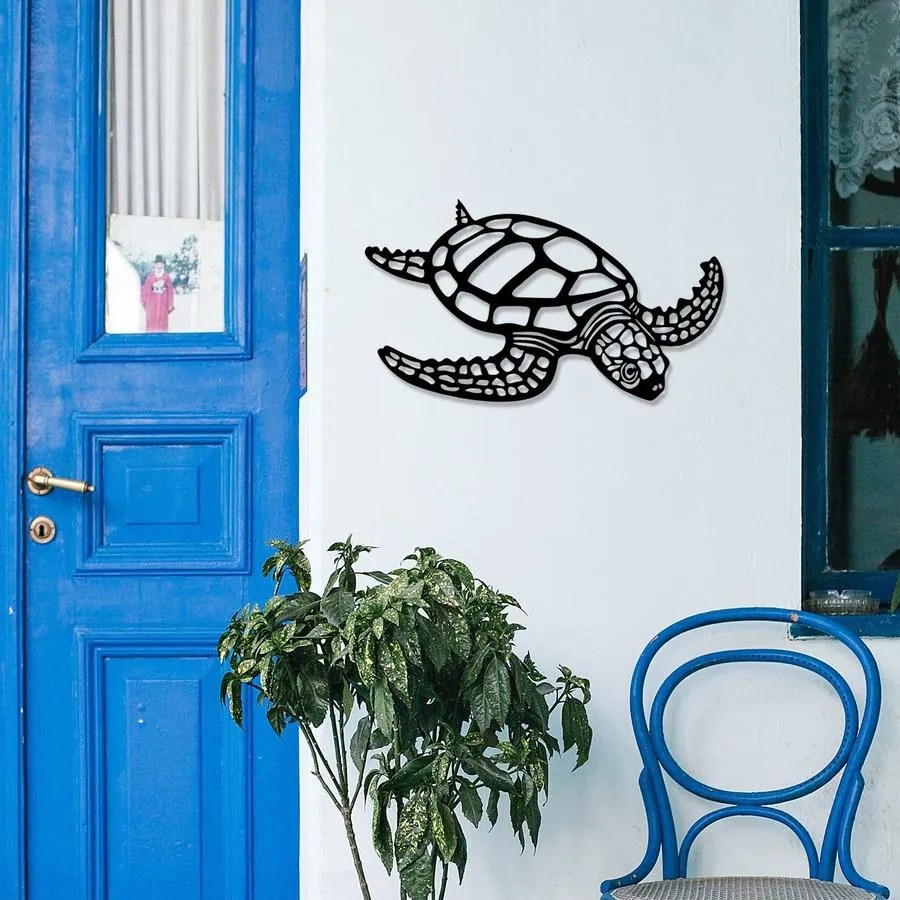 Fém fali dekoráció, Caretta Caretta
