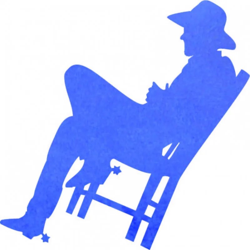 Elegáns fa kép a falon - COWBOY | SENTOP