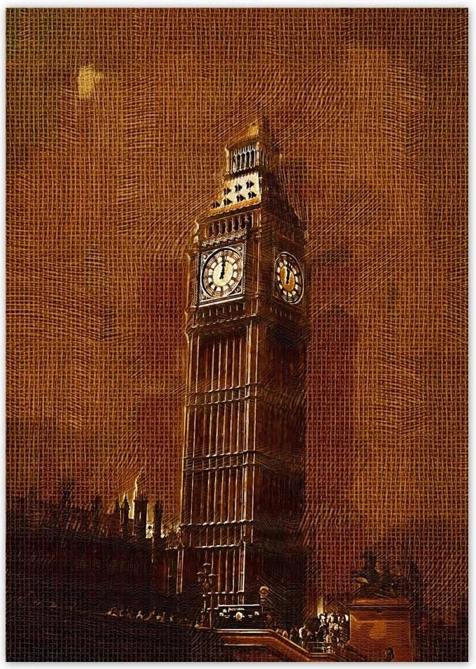 Poszterek A4 Pion London Big Ben