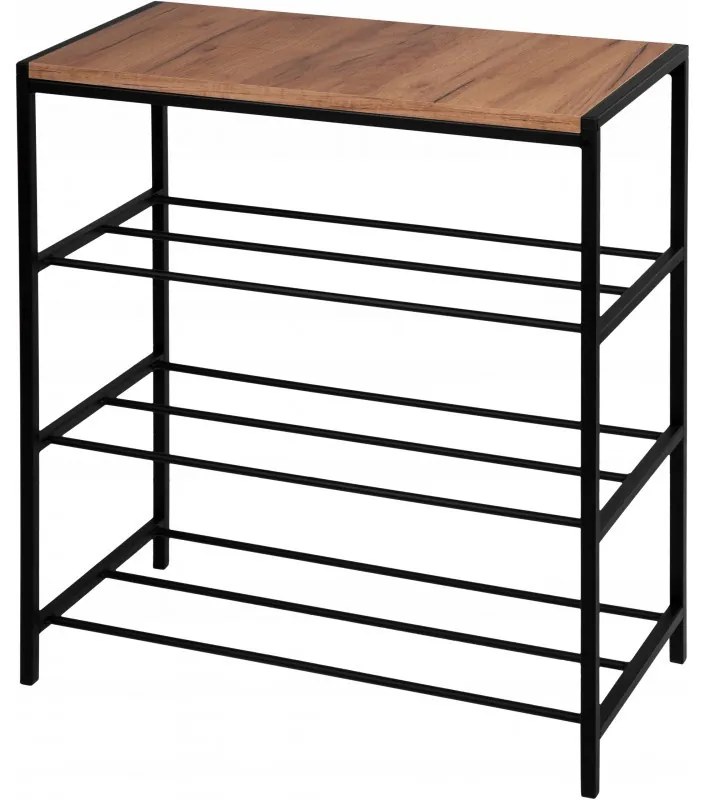 Rusztikus Tárolópolc-Cipősszekrény B2 - Artisan N