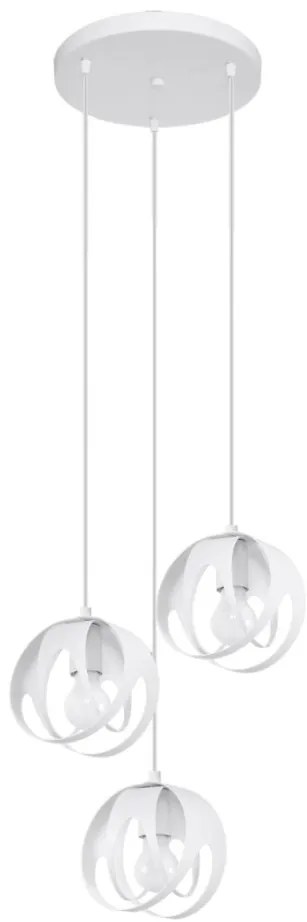 SOLLUX SL-1084 TULOS Többágú Függesztett Lámpa Fehér E27 IP20
