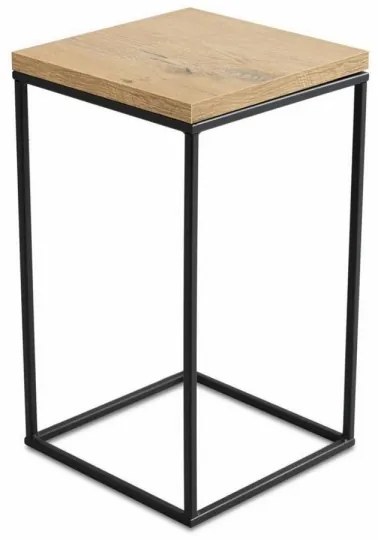 BASICLOFT virágtartó állvány 40x24 cm fekete/barna