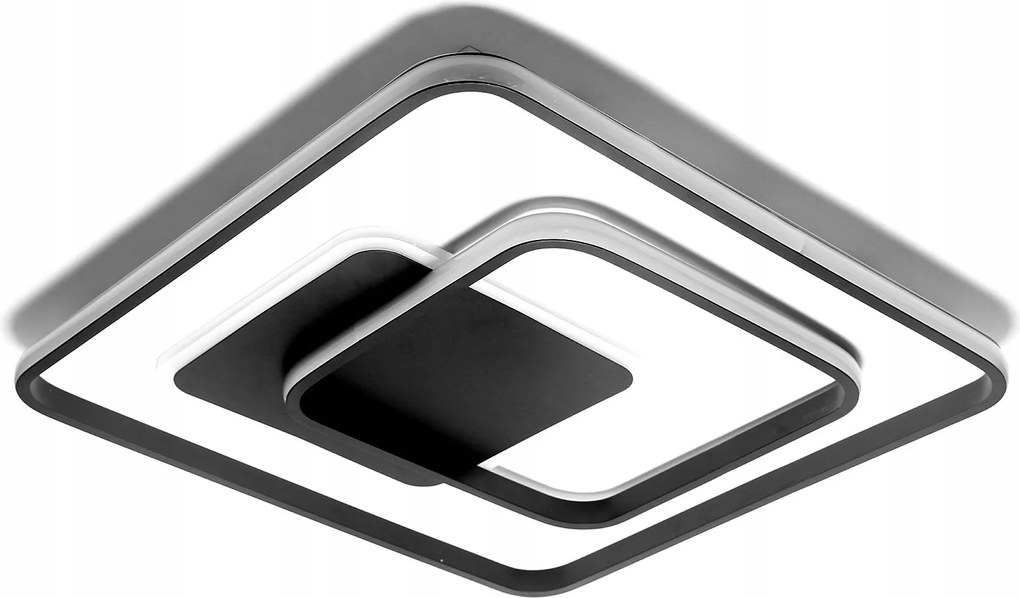 Mennyezeti Lámpa Plafon Led Vonalak És Négyzetek 88W Távirányító DL-G04