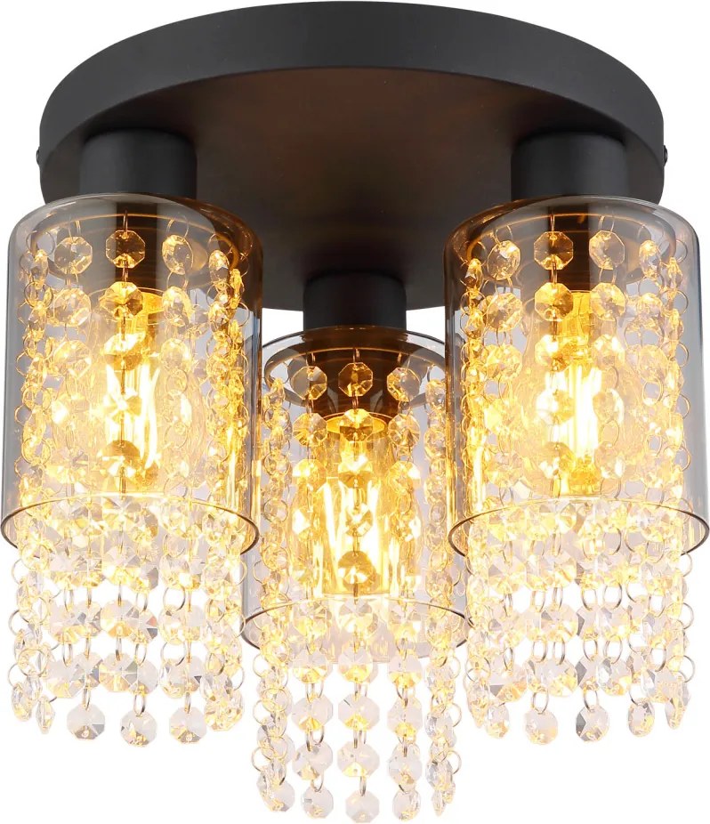 Mennyezeti Lámpa Matt fekete BACKEY GLOBO-15799-3D