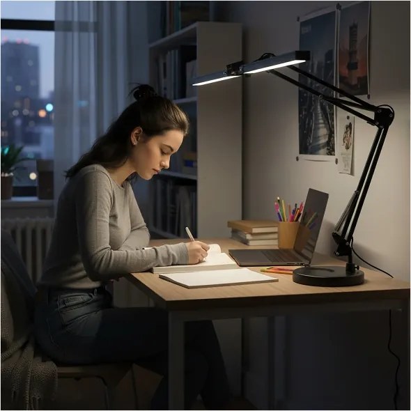 Brilagi - LED fényerőszabályozható asztali lámpa VARIO LED/15W/230V 3000-6000K fekete
