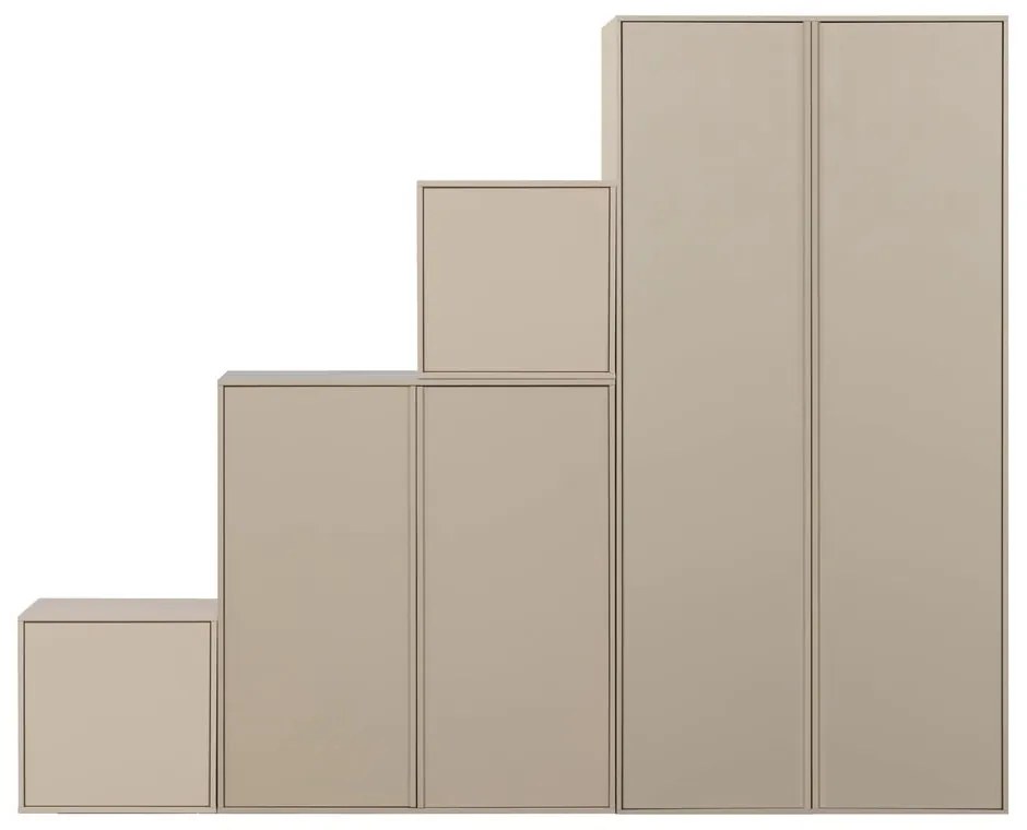 Krémszínű borovi fenyő moduláris szekrény 250x200 cm Daily – vtwonen