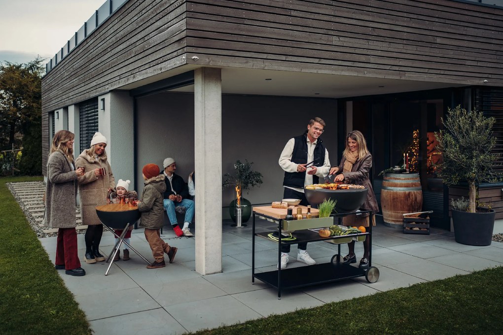 TŰZKONYHA TÁLTAL 70 + 2x Plancha + drót. alap - Höfats