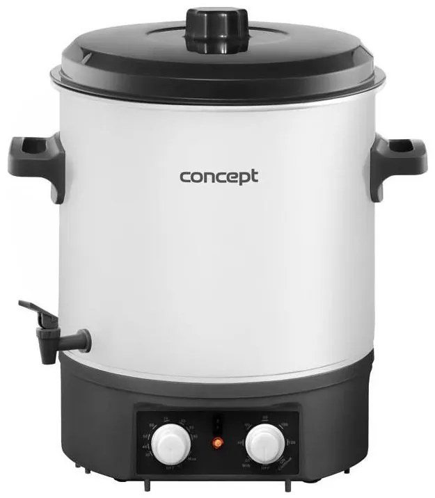Concept Concept ZH0030 - Befőző 27 l 2000W/230V fehér/fekete CO0027