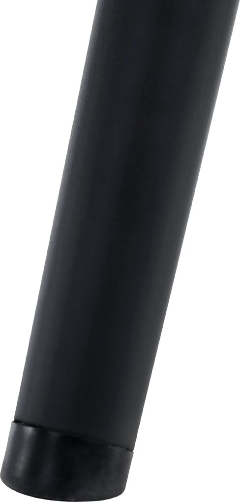 Fotel lábtartóval, fehér Velvet szövet/fekete, HABEN