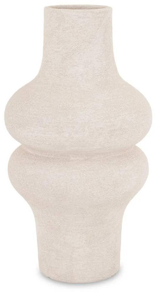 Evora design Váza kerámia fehér 35x18.5x18.5cm
