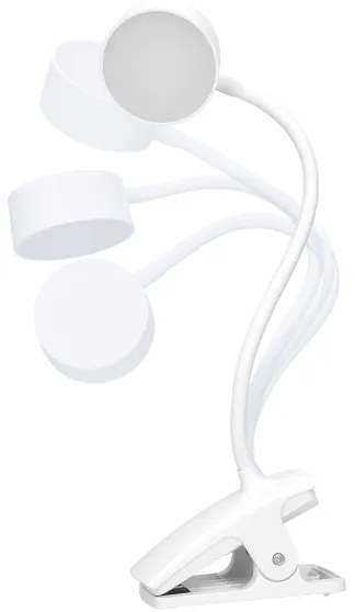 Solight WO3001-W- LED Dimmelhető flexibilis lámpa klipsszel LED/2W/5V 3000/4000/6500K fehér