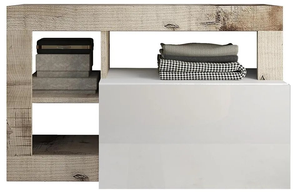 LENOR pad, fehér/barna