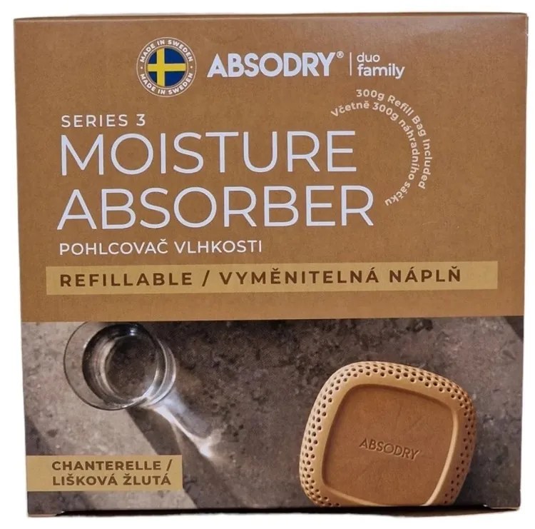 Everbrand Nedvességelnyelő Absodry Duo Family Bag3-sorozat, 30 m3-ig, Chantarelle