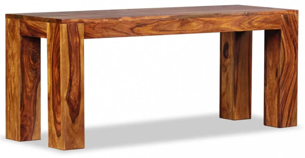 tömör kelet-indiai rózsafa pad 110 x 35 x 45 cm