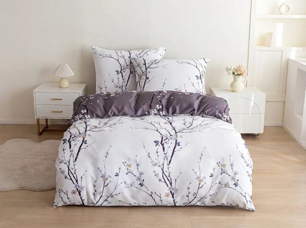 Mikroszálas flanel ágyneműhuzat PAVUNI fehér Ágyneműhuzat mérete: 70 x 90 cm | 140 x 200 cm