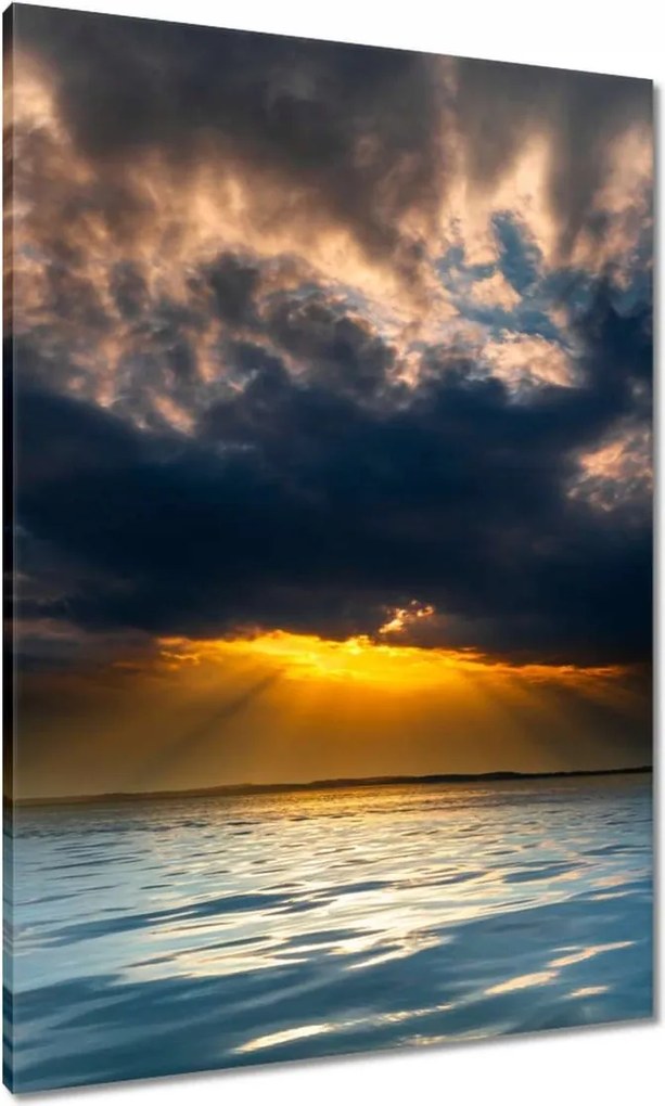 Vászonkép 70x100 Tenger Napfelhők
