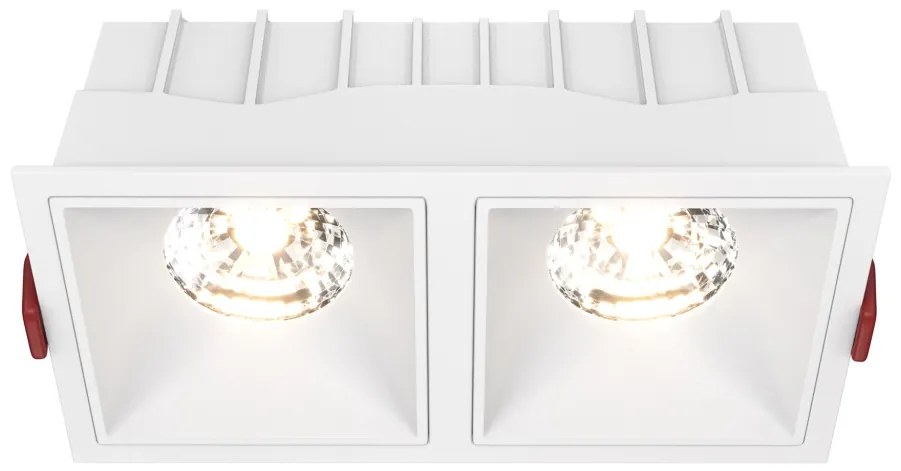 DL043-02-15W3K-D-SQ-W Alfa LED Alumínium Süllyesztett Lámpa Fehér Színű LED 30 W 3000 Kelvin 2250 Lumen IP20