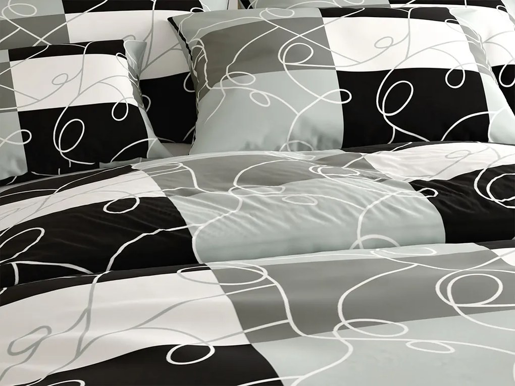 Pamut ágynemű KASPARO BLEND szürke hotel zsebbel Ágyneműhuzat mérete: 70 x 90 cm | 140 x 200 cm