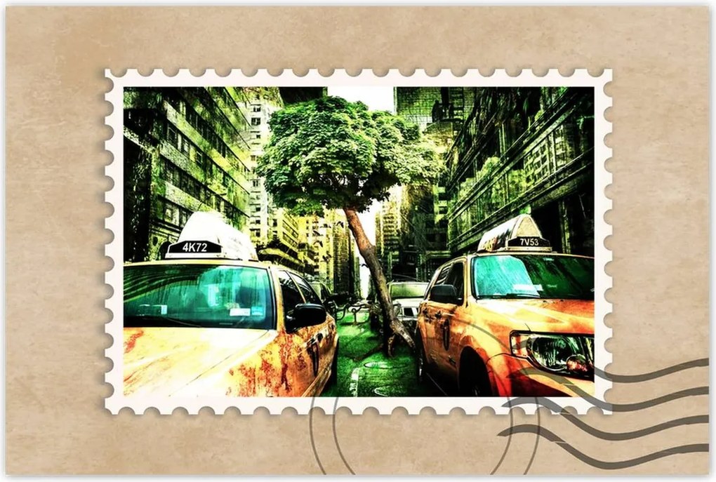 Poszterek 90x60 Zöld New York