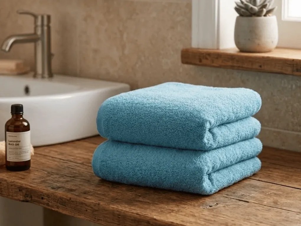 Törölköző NORIELLE 50x90 cm világoskék, 100% pamut