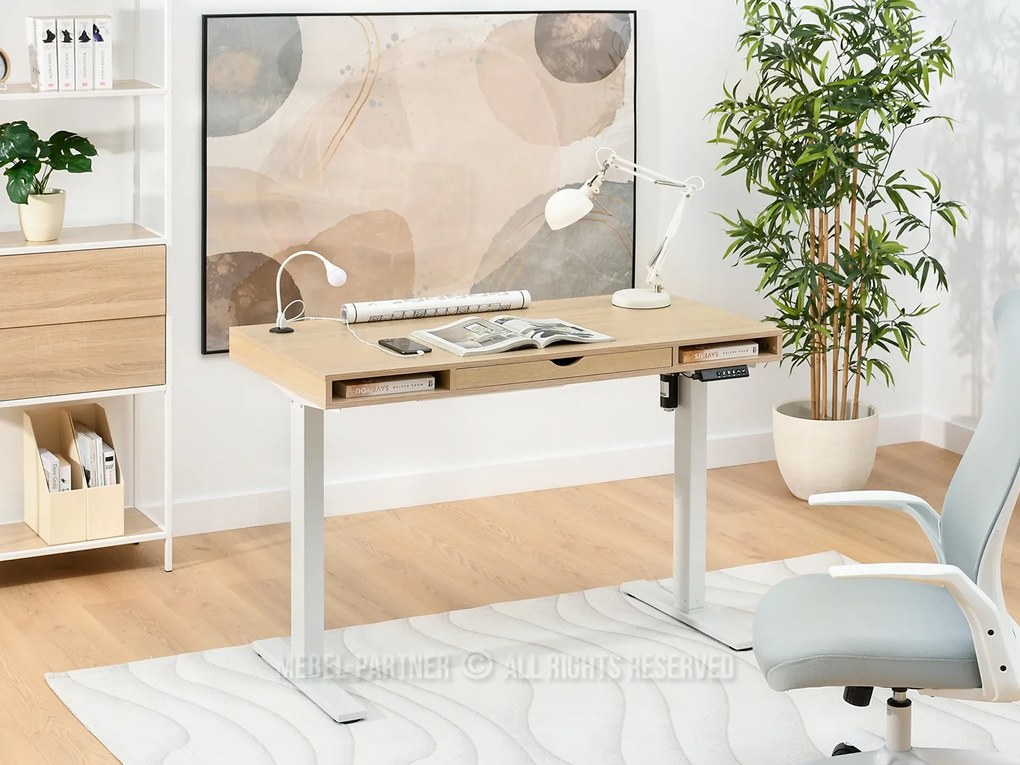 PC asztal Osto 120 (szonoma + fekete). 1109832