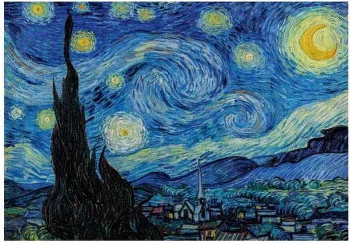 Művészet Csillagos éj Van Gogh 1000 db-os puzzle Clementoni