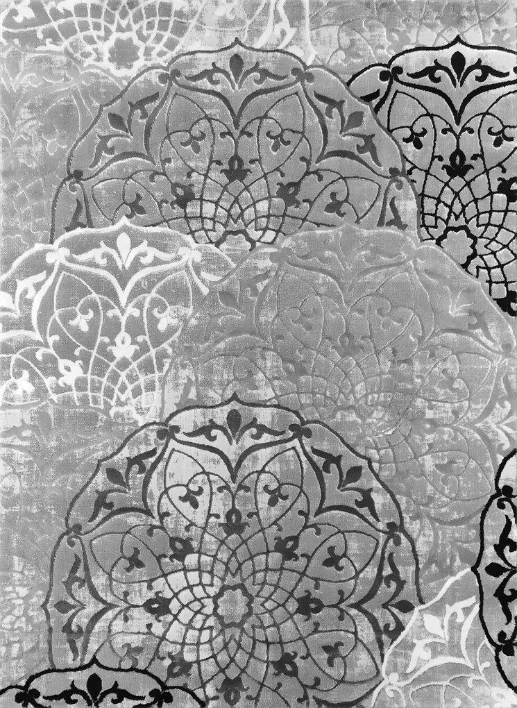 Szőnyeg 200x290 Masszív Klasszikus Nappali Szürke