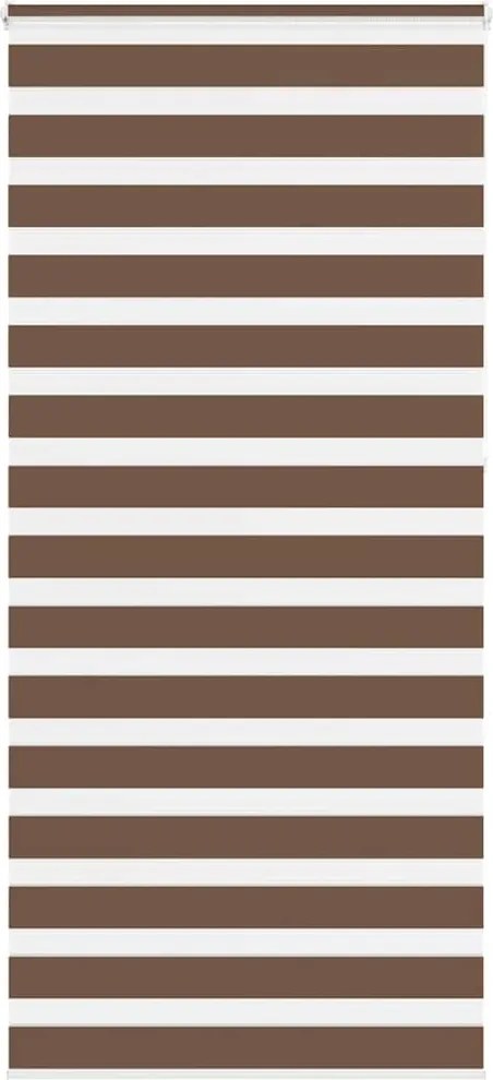 vidaXL zebrafüggönnyel barna szövetszélesség 110,9 cm poliészter