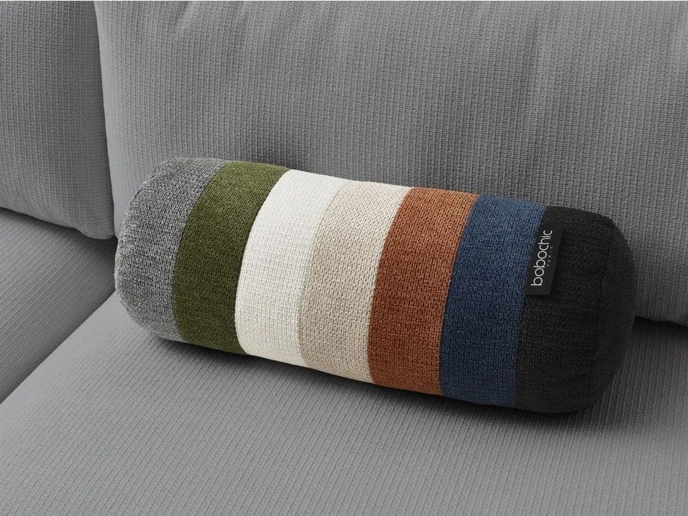 Szürke kinyitható-tárolóhelyes kanapé 265 cm Ezechiel – Bobochic Paris