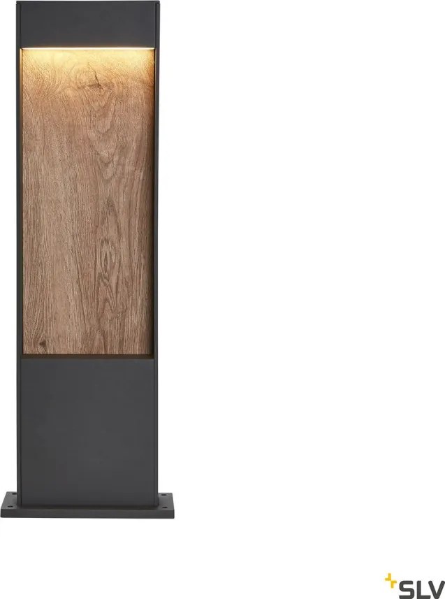 SLV 1002957 FLATT Modern Kültéri Állólámpa Antracit, Barna LED IP65