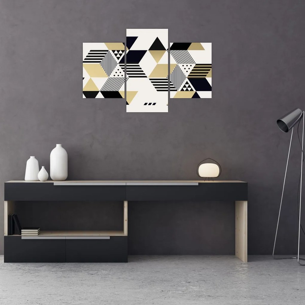 Kép - Geometriai formák N⁰1 (90x60 cm)