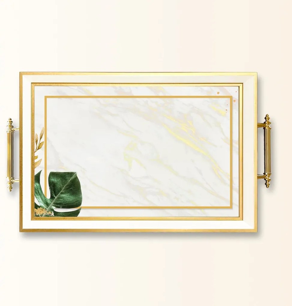 Üveg tálca, 38×24 cm – TPB9916