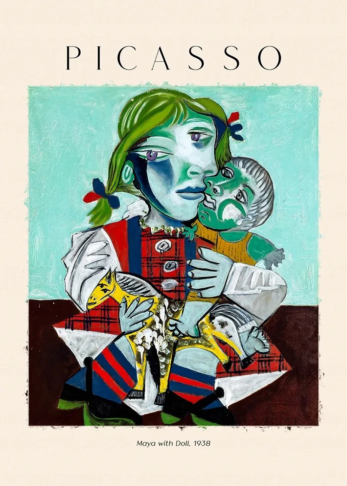 Picasso Maja baba Poszter 40x50cm kép #514