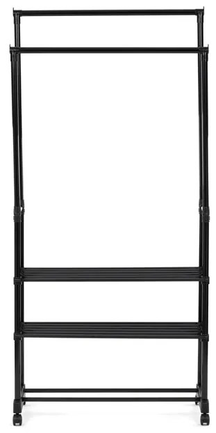 Fekete Fém Ruhafogas. BK – GD-166